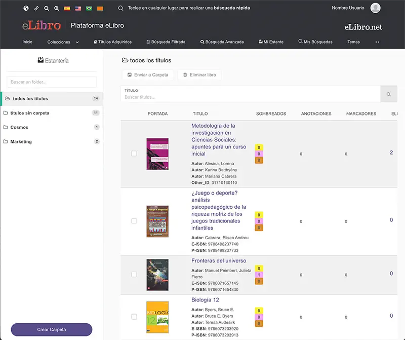 Ayuda-Lector del libro - Mi Estantería